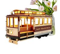 Small Table Lamp, Train Shape Light, Bedside Night Gear with Smart Style, Comfort Aid for Daily Use, Lamp Mate, Home Decor for Home Office Desk Living Room Bedroom City Enthusiast 5.91x2.76x3.94 inch