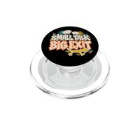 Small Talk Big Exit Humour Introverti PopSockets PopGrip pour MagSafe