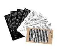 Small talk Stickers Adhesive Quote Stickers for Journing Scrapbook Journal Planners 9PCS, autocollants pour la journalisation
