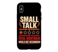 Small Talk Total Nightmare ne recommanderait Pas Coque pour iPhone X/XS