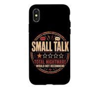 Small Talk Total Nightmare ne recommanderait Pas Coque pour iPhone X/XS