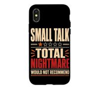 Small Talk Total Nightmare ne recommanderait Pas Coque pour iPhone X/XS