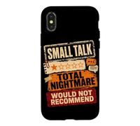 Small Talk Total Nightmare ne recommanderait Pas Coque pour iPhone X/XS