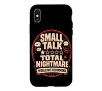 Small Talk Total Nightmare ne recommanderait Pas Coque pour iPhone X/XS
