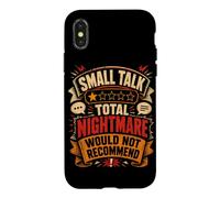 Small Talk Total Nightmare ne recommanderait Pas Coque pour iPhone X/XS
