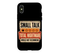 Small Talk Total Nightmare ne recommanderait Pas Coque pour iPhone X/XS
