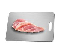 Small Titanium Cutting Board, Double-Sided Chopping Mat, Compact Cooking, Durable Lightweight Design, Ideal for Family Camping Kitchens, RV Meals, Home Prep, Picnic Use