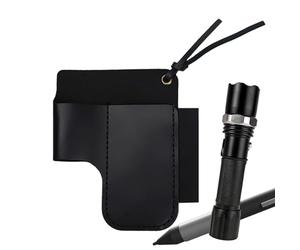 Small Tool Pouch - Multipurpose Holder for Flashlight Cutter Pen | Retro Leather Material with Compact Design, Wear Resistant Organizer for Gardening Harvesting Pruning Home Repair Carpentry Tasks