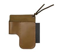 Small Tool Pouch - Vintage Leather Tool Holder, Heavy Duty Utility Pouch with Secure Belt Clip, Compact Organizer, Portable Work Tools Bag, Tools Pouches for Carpentry Plumbing Home Improvement