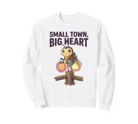 Small Town, Big Heart Bee Honey Humour Town Vibes Pride Commu Sweatshirt