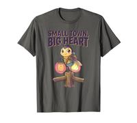Small Town, Big Heart Bee Honey Humour Town Vibes Pride Commu T-Shirt