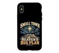 Small Town Heaven's Big Plan Bethléem Christmas Star Art Coque pour iPhone X/XS