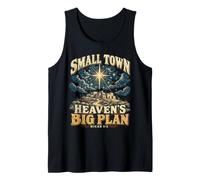 Small Town Heaven's Big Plan Bethléem Christmas Star Art Débardeur