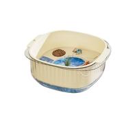 Small Turtle Aquarium - Transparent Full View Multi-Functional Tortoise House | Terrarium Tank for Hermit Crabs, Shrimps, Fish, Amphibians, Aquatic Pets, and Reptiles