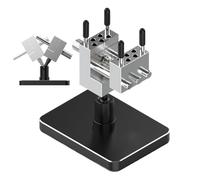Small Vise - 2-en-1 Portable Mini Bench Vise | Precision Quick-Release Non-Slip Drill Press Clamp Tool for Garage, Workshop, Jewelry-Making, Metalworking, Woodworking & DIY Craft Projects
