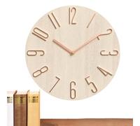Small Wall Clock - Horloge moderne | Clocks, Decor Modern Décorative Analog Non Ticking Easy To Read for Living Dining Room School Office Bedroom, Round Home Decorative Large Numbers Easy To Read