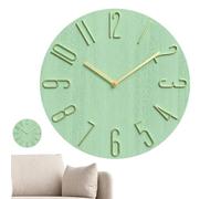 Small Wall Clock - Horloge moderne | Clocks, Decor Modern Décorative Analog Non Ticking Easy To Read for Living Dining Room School Office Bedroom, Round Home Decorative Large Numbers Easy To Read