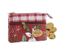 Small Wallets Woman - Vintage Compact Boho Pouch with Zipper, Coin Purse Wallet Bag for Girls, Boys, Children, Fits Handbags, Backpacks, Travel, Outdoor, Hiking, Shopping, Home, Leisure, and Trips