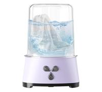 Small Washer, Rechargeable Compact Washer, Long Lasting Battery Life, Deep Cleaning Powered, 9.06x6.3 Inches, Ideal for Socks, Baby Clothes, Underpants, Underwear, Travel, Home Use