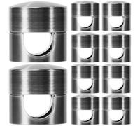 SmallCat Lot de 10 supports de chargeur pour cordons, supports d'ancrage de câbles réglables, clips adhésifs en métal, organiseurs de câbles pour bureau, table de chevet