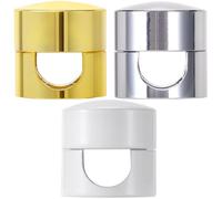 SmallCat Lot de 3 supports de chargeur pour cordons, supports d'ancrage de câble réglables, clips adhésifs en métal, organiseurs de câbles pour bureau, table de chevet - Or, blanc, argent