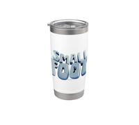 Smallfoot Logo Gobelet isotherme en acier inoxydable double paroi