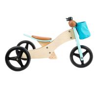Draisienne tricycle 2 en 1 turquoise
