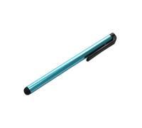 SmallJUN Clip Design Tête souple universelle pour téléphone portable et tablette Stylet capacitif, aluminium, ABS., bleu clair, Length: Approx 10 cm