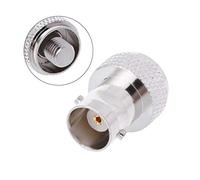 smallJUN Connecteur radio adaptateur antenne bnc MX pour Motorola Maxon Midland Tekk Icom connecteurs et terminaux argent