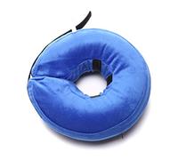 smalllee Lucky Store Gonflable collerette pour Chien Chat récupération Protection cône Confortable et réglable Elizabethan Collier pour Petite Moyen Grande Taille,Bleu,XS