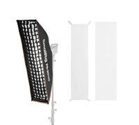 SMALLRIG 12'' x 47'' FS-30120 Softbox Bowens à Dégagement Rapide avec Diffuseur/Grille Nid d'abeille/Sac, Compatible avec SmallRig RC 220 Pro, pour COB à Monture Bowens, pour Godox pour Neewer -5370