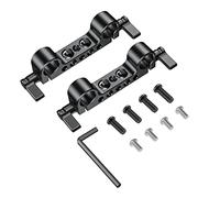 SMALLRIG 15 mm Dual Rod Clamp (2 Pièces) avec 1/4'' Filetages pour 15mm Système de Support de Rail 2061