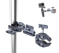 SMALLRIG 4103B Super Clamp avec double pince en forme de crabe pour caméra d'action, trépied, parapluie, réflecteur de photographie, barre transversale