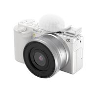 SmallRig 4734 Adaptateur Griffe Froide avec pare-brise poilu (blanc) pour les caméras Sony de la série ZV