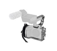 SMALLRIG Kit Cage Caméra HawkLock QR pour Sony FX3 / FX30 avec Extension de Poignée XLR, Dragonne et Serre-câble pour HDMI, Griffe Froide QR, Rail OTAN/Plaque QR pour Arca, Gris Titane - 4771