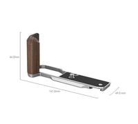 SmallRig 4803 Poignée en bois en forme de L pour Nikon Z fc, argenté