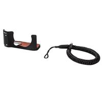 SmallRig 4879 Kit demi-étui en cuir pour appareil photo pour FUJIFILM X-M5 noir