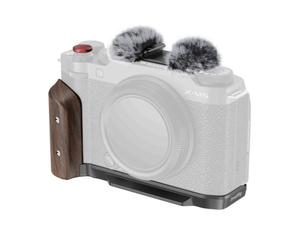 SmallRig 5260 plaque de montage en L avec poignée en bois pour FUJIFILM X-M5 - Noir