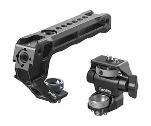 SmallRig 5323 Poignée supérieure avec kit de support de moniteur (compatible avec la vis ARRI 3/8"-16)