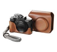 SmallRig 5385 Kit étui en cuir pour Canon PowerShot V1, marron