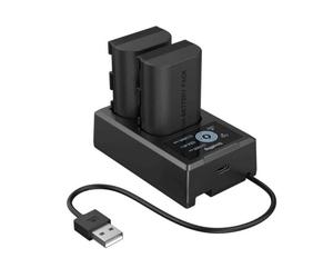 Smallrig 5409 2x batteries + chargeur pour Canon LP-E6P