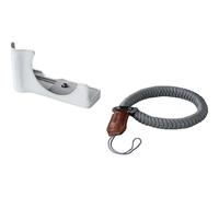 SmallRig 5431 Kit de demi-étui en cuir pour Canon EOS R50 V (blanc)