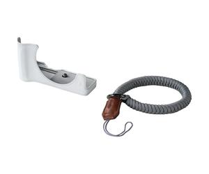 SmallRig 5431 Kit de demi-étui en cuir pour Canon EOS R50 V (blanc)