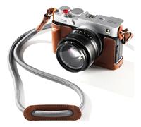 SmallRig 5449 étui en cuir avec sangle pour Fujifilm X-E5 - Brun + Garantie 5 Ans