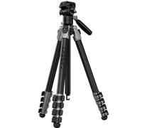SMALLRIG 5477 Trépied Vidéo Portable en Fibre de Carbone