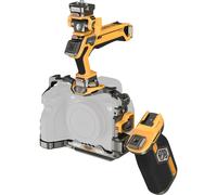 SmallRig 5518 Kit de cage à dégagement rapide « HawkLock » pour Sony Alpha 7R V / Alpha 7 IV / Alpha 7S III (édition avancée) « BumbleBee Edition »