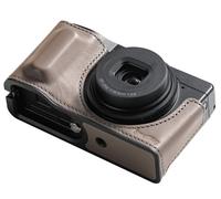 SMALLRIG 5677 Kit Étui Cuir pour Ricoh GR IV/III/IIIx/Etc. Gris