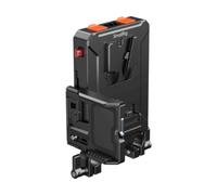 SmallRig 5881 plaque adaptatrice batterie V-Mount avec gestion de l'alimentation et double tige 15mm