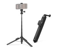 SMALLRIG 59" Perche à Selfie avec Trépied et Télécommande - 5464B | Trépied extensible en aluminium. Pour DJI Osmo Action 5 Pro/Pocket 3, Insta360 X5/X4, GoPro Hero 13/12/11, iPhone 17/16.