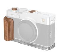 SmallRig 5984 L-Shaped Mount Plate with Wooden Handle for FUJIFILM X-E5, Rosewood / Silver